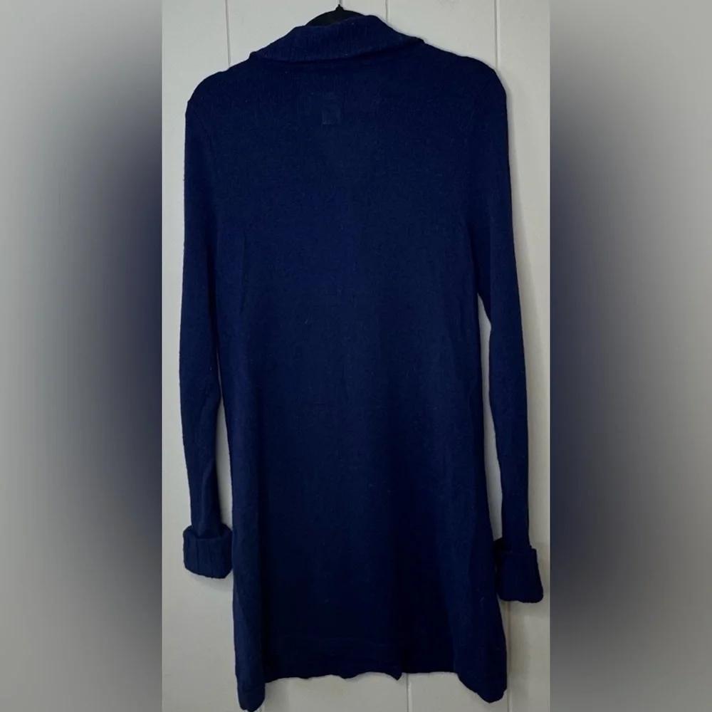 Patagonia Lambswool Blend Long Button Up Sweater Coat Womens Size Medium